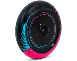 Roue de trottinette freestyle Slamm Swirl Hollow Core 110 mm Pink Blue lot de 2 pièces