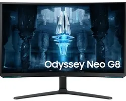 Samsung 32" IPS, Curved 4K UHD (3840 x 2160), 350 cd/㎡, 1000R, 240 Hz, Quantum HDR 2000, Display Port, HDMI, USB