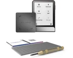 Ledger Flex + SOLIDHODL – Portefeuille matériel crypto avec écran tactile – Plus de 15 000 cryptomonnaies et NFT – Bluetooth, USB-C et NFC – Clé de récupération Ledger incluse – Graphite