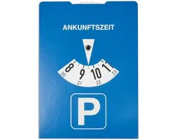RNK Verlag parkeerschijf met laadschijf, karton, blauw/groen