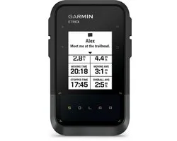 Garmin eTrex Solar - Navigatie - Handheld - Zonne-energie - Multiband-GPS - 2.2 inch scherm - Zwart
