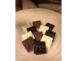 Callebaut - Chocolade cijfer 70 - Smaak mix - Cadeau verjaardag