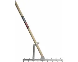 Talen Tools - Râteau à foin - Aluminium - Avec manche