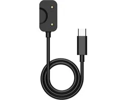 Oplader - USB-C oplaadkabel - geschikt voor Samsung Galaxy Fit 3 - magnetisch - 1 meter - zwart