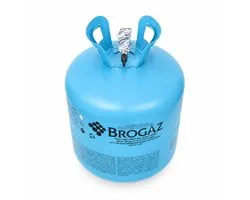Brogaz – HeliumTank voor Ballonnen – max 20 LatexBallonnen van 23cm – Heliumtank – Geschikt voor latex en Folieballonnen