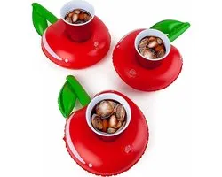 Bigmouth Opblaasbare Drankhouder Juicy Cherries 3-pack