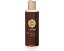 SARAMAH® Argan Conditioner 200 ml - Op basis van 100% pure biologische Arganolie - Hydraterend, voedend en herstellend - Rijk aan omega 3 en 6, vitamine E en F - Vrij van sulfaat (SLS), siliconen, parabenen, paraffine