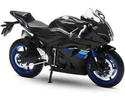 Modèle de Moto Moulé sous Pression - Modèle Réduit de Moto - Collection Hobby - Modèle Diecast Détaillé - Échelle 1:12 - Noir