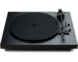 Pro-Ject A1.2 Volautomatische Platenspeler - Plug & Play - Ingebouwde phono-voorversterker - Aluminium draaiplateau - Zwart
