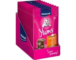 Beaphar Catnip-Bits Vitamin - Snack pour chat - 18 x 35g