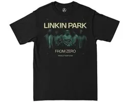 Linkin Park Official Merch Linkin Park From Zero Blurry Portrait Tour Tee unisexe-adulte Standard