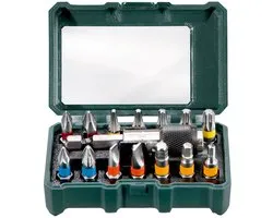 Boîte d'accessoires METABO -15 pièces - 14 pointes S2