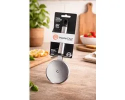 MasterChef Pizza Snijder RVS – Pizzasnijder Stainless Steel 430 – Ergonomische Handgreep – Vaatwasserbestendig