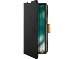 Xqisit Slim Wallet Selection coque de protection pour téléphones portables 17 cm (6.7") Étui avec portefeuille Noir
