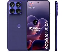 Motorola edge 70 fusion - 5200 mAh - 8/258GB - PANTONE Orient Blue