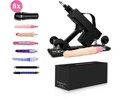 Pack complet Love Machine Sexuelle avec 8 accessoires - Gode et vaginette inclus - Fucking Machine pour hommes et femmes – Fucking Machine – Sex Machine - Expédition discrète