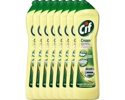 Cif Lemon Cream - 8 x 500 ml - Abrasif - Value Pack