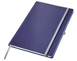 Carnet Leitz Style A4 ligné - Couverture rigide - Papier 100 g - Blauw titane