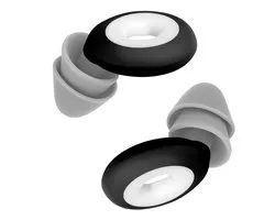 EarPlug Serie - Bouchons d'oreille noirs - 2 pièces - Réduction du bruit 35 dB