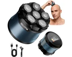 SOLIMPIA Elektrische Scheerapparaat - Baardtrimmer - Kaalscheerder - Magnetische Cassette - 100% waterdicht