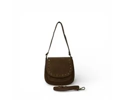 Dstrct Portland Road Schoudertas Kleptas met Studs - Taupe