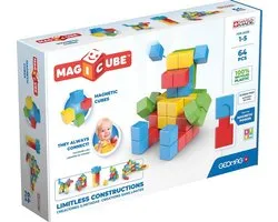 Geomag - Magicube polychrome recyclé Try Me 64 (1069)