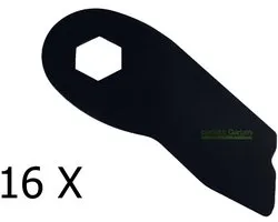 16 x 11,5 cm verticuteermes voor MTD Optima 35 VO, VB 38 VO / 742-05096