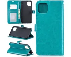 Portemonnee Book Case Hoesje Geschikt voor: Samsung Galaxy S20 FE 5G turquoise