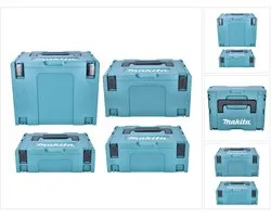 Coffret de transport et boîte à outils Makita Makpac taille 1 + 2 + 3 + 4