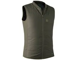 Deerhunter Heat Inner Waistcoat- Deep green maat M Warmte vest gewatteerde electrische bodywarmer thermokleding