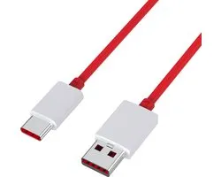 USB C naar USB Snellader Kabel Rood - 1 meter - Oplaadkabel voor OnePlus 9 Pro / 9 / 10 Pro / 10T / 11 / 12 / 13 / 13R