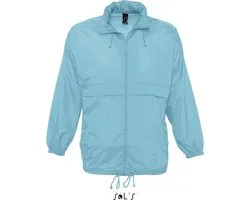 SOLS Unisex Surf Windbreaker Lichtgewicht Jasje (Blauw Atol)