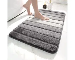 DEXI Badmat 50 x 80 cm, Antislip Badmatten Extra Zachte en Absorberende Microvezel, Machinewasbaar Badkamermat voor - ShopVlot