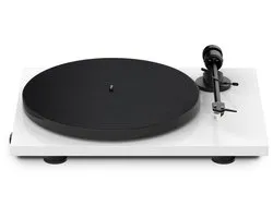 Pro-Ject E1 AT3600L Platenspeler - Direct Klaar voor Gebruik - Kristalhelder Vinylgeluid - Wit