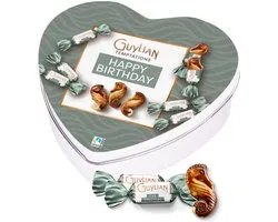 Guylian geschenkdoos hartje "Happy Birthday" - Temptations Original Praliné - melkchocolade met praliné - verjaardagscadeau - chocoladecadeau - 104.50g