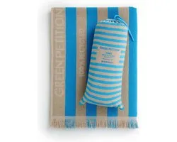 Green Petition - Maris Laguna - Drap de plage Fouta - bleu - 180 x 100