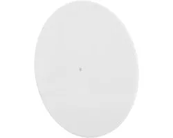Draaitafelmat Acryl Slipmat voor Betere Basrespons en Statische Reductie Geschikt voor Alle 12 Inch Platenspelers (Wit)