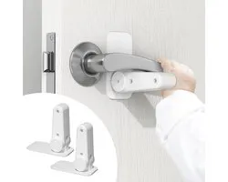 Child Lock for Doors, Self-Adhesive, Multifunctional Door Handle Lock, Pet Safety, Baby Safety Locks for Door Knob and Window Handle