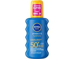 NIVEA SUN Sunscreen - Protect & Hydrate Sunscreen spray - SPF 50+ - 200 ml