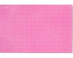Elan Snijmat A1 Roze en Paars, 5-laagse Zelfherstellende Snijmat A1, Knutselmat, Snijmat 60x90 CM, Self Healing Cutting Mat A1, Snijmat A1 Zelfherstellende, Hobby Snijmat Roze, Werkmat, Self Healing Snijmat
