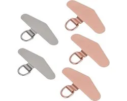 Duurzame en multifunctionele mobiele telefoon lanyard patch van roestvrij staal, dun en zonder lijm, ideaal voor alle telefoonhoesjes en accessoires