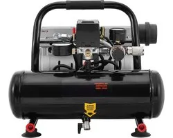 Compresseur d'air, réservoir en acier de 1 gallon, 1 CV, 1,5 pi³/min, compresseur d'air sans huile de 7 bars, pression maximale de 120 psi, compresseur portable Ultra silencieux de 68 dB pour la réparation automobile et la pression des pneus