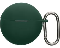 kwmobile coque pour étui d'écouteurs - adaptée pour Huawei FreeBuds 7i - Étui de protection tendance pour écouteurs sans fil en vert foncé