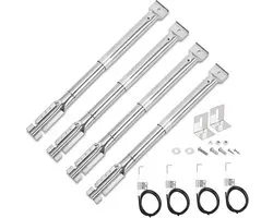 31-42cm Universeel Verstelbaar Brander Vervangend Onderdeel voor De Meeste Grills - Tepro, Enders, Landmann Grillchef, Char-Broil, Barbecook, Proficook, Master Forge, Perfect Flame, Uniflame
