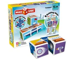 Geomag Giochi Preziosi Magicube - Transports (4 Cubes)