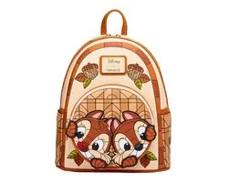 Loungefly Backpack Disney Chip 'n Dale Stained Glass Acorn Exclusive