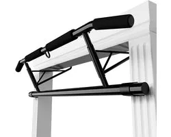 JX FITNESS Pull-up bar, door frame, pull up bar with non-slip handles, foldable, training device for home gym, without screwing/drilling