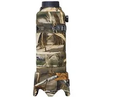 Ensemble de protection en néoprène de camouflage LENSCOAT compatible avec Nikon 70-200 mm f/2.8E FL ED VR -LCN70200FLM4