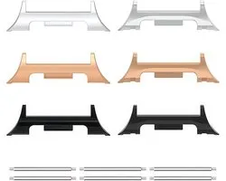 Connecteurs YONO 20mm compatibles avec Samsung Watch 8 (40mm/44mm/Classic) - Convertisseur de bracelets de smartwatch - Pack de 3