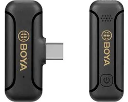 Microphone à pince à cravate Boya 2,4 GHz sans fil BY-WM3T2-U2 pour USB-C | dont 1 émetteur